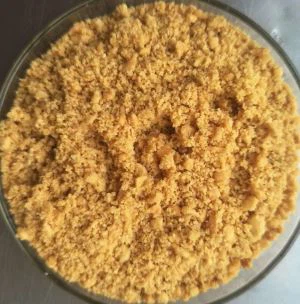 Gebratener gehackter Knoblauch